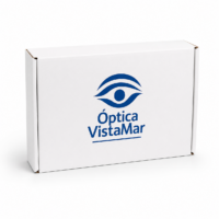 CAJA CARTÓN BLANCO CON LOGO MEDIDA 20x14x6