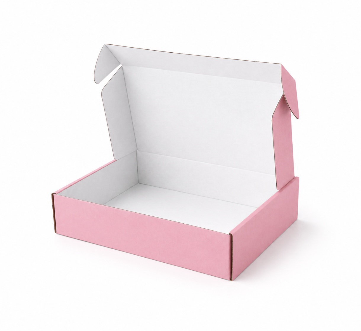 CAJA CARTÓN ROSADO MEDIDA 35x25x10