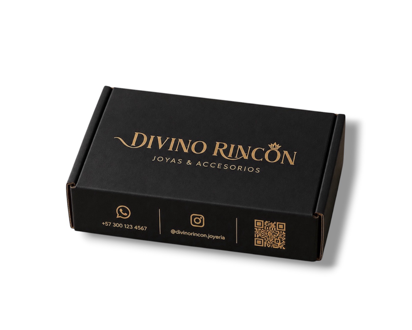 CAJA CARTÓN NEGRO CON LOGO MEDIDA 15x10x5 💳 3 cuotas de
$21.500 sin interés con
TC