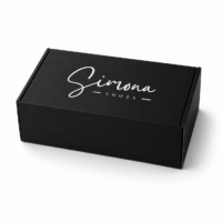 CAJA CARTÓN NEGRO LOGO 40x30x10 (50U) 💳 3 cuotas de $28.167 sin interés con TC