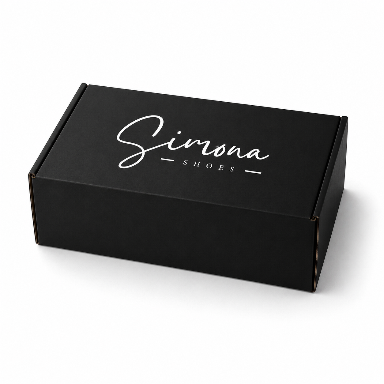 CAJA CARTÓN NEGRO LOGO 40x30x10 (50U) 💳 3 cuotas de $28.167 sin interés con TC