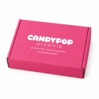 CAJA CARTÓN FUCSIA CON LOGO 30x20x10 💳 3 cuotas de $23.167 sin interés