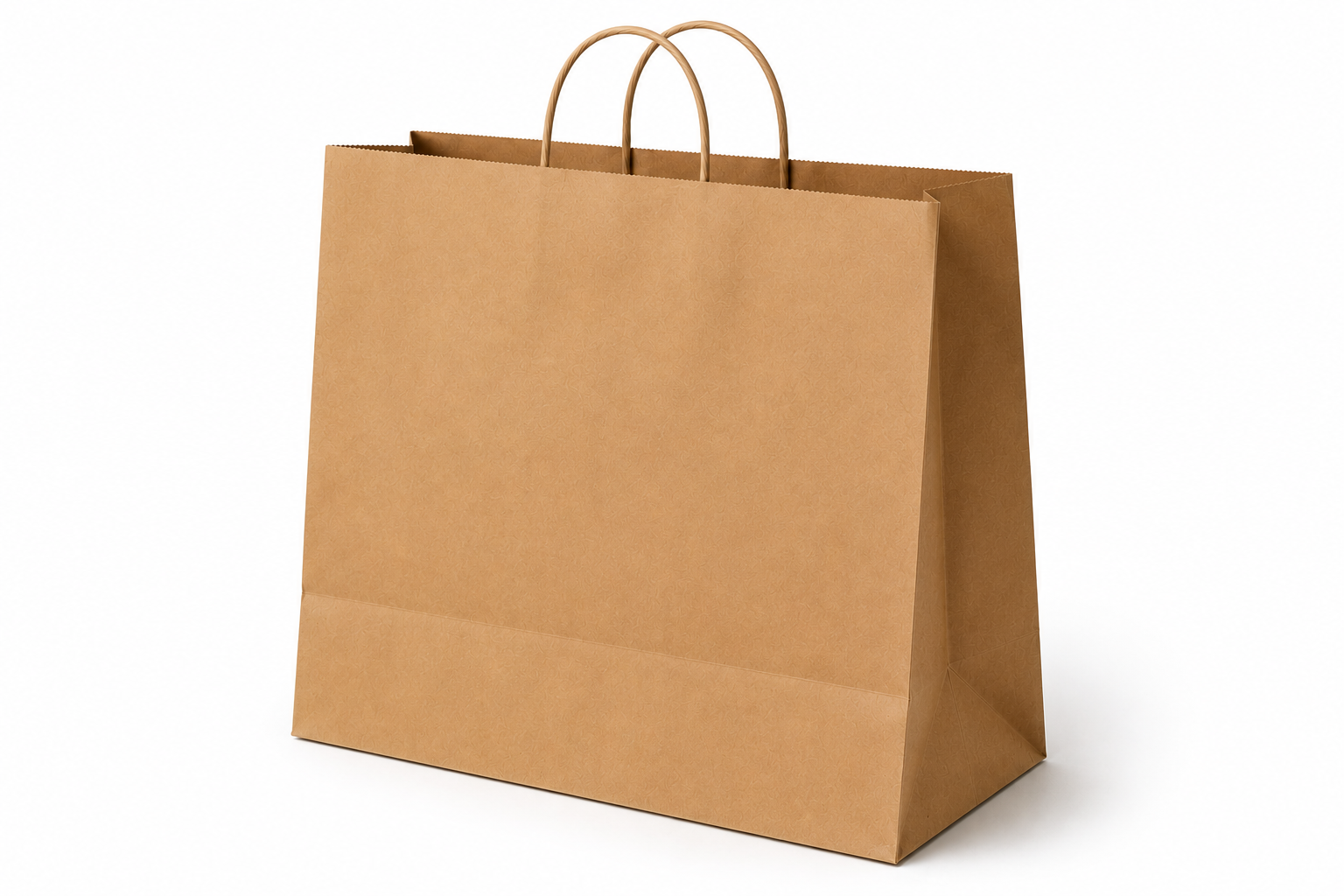 50 UNIDADES BOLSA KRAFT CON MANILLA MEDIDA 30x41x12